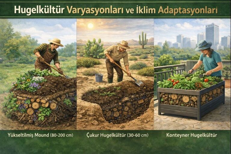 Hugelkültür Varyasyonları ve İklim Adaptasyonları